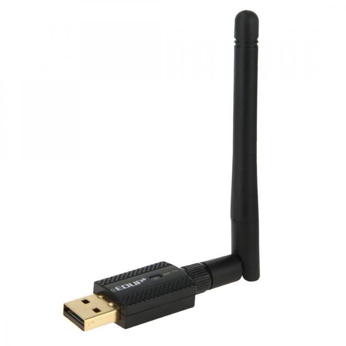 EDUP Adaptateur USB Antenne Wifi sans fil 802.11bgn 300Mbps 2.4GHz