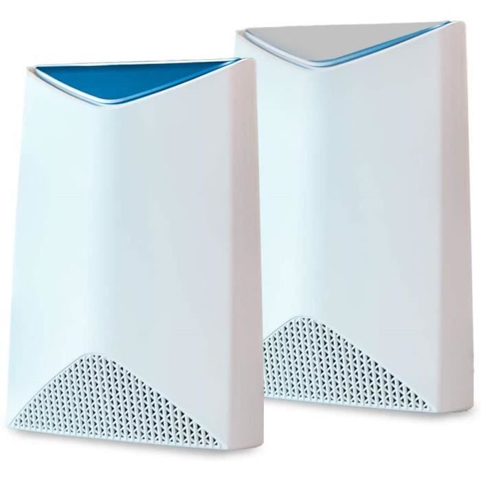 REPETEUR DE SIGNAL NETGEAR Sytegraveme WiFi Mesh TriBandes Orbi Pro SRK60 AC3000 Pack de 2 jusqursquoagrave 350 msup2 et 25 appa187