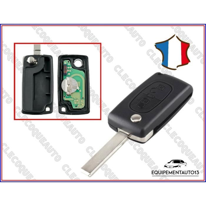 clé electronique vierge CITROEN C4 C5 C4 PICASSO Peugeot 307 407 ID46 CE 0523 ASK LAME HU83
