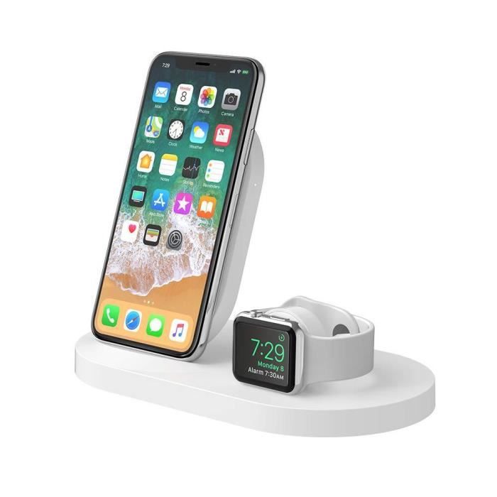 Station de recharge Belkin BOOST UP (édition spéciale) pour Apple Watch et iPhone avec port USB-A (station de recharge sans fil