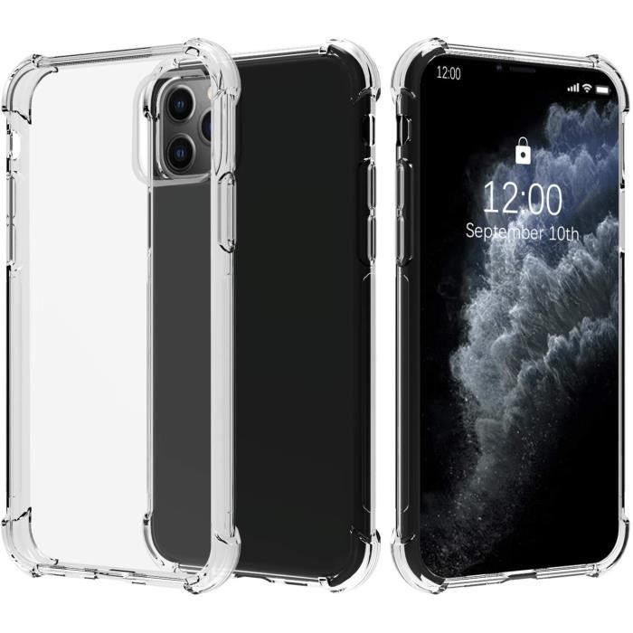 AntiChoc Coque Plus Verre Trempé Pour iPhone 11 Pro (vitre de protection)