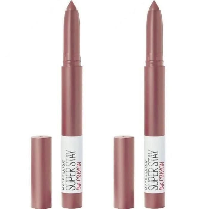 (Lot de 2) Maybelline New York Superstay Ink Crayon 15 Lead The Way