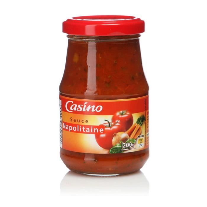 Sauce napolitaine - 200g - Principal ingrédient la tomate