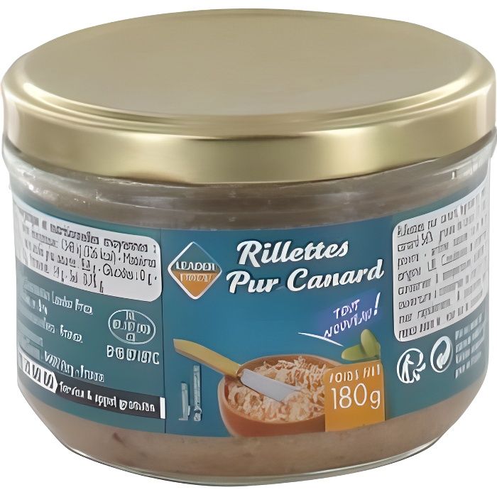 Rillettes de pur canard - 180g