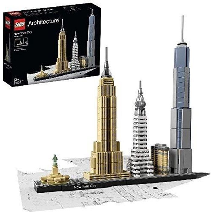 Jeu D'Assemblage LEGO V79EB 21028 architecture New York City Mixte Modèle Brique