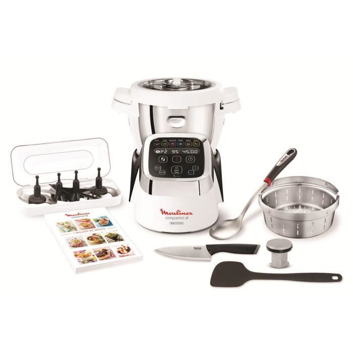 Moulinex cuisine Companion XL - Robot de cuisine, 6 programmes