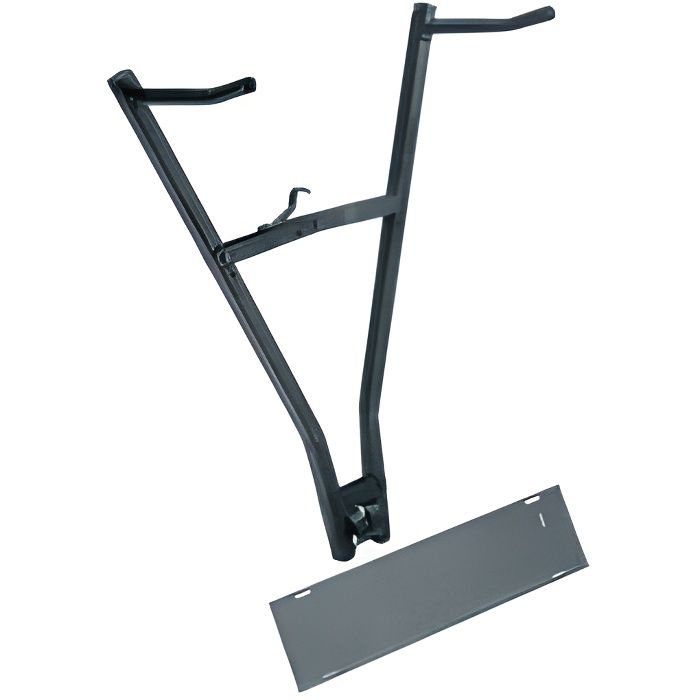 Porte Velo sur Attelage + Support Plaque