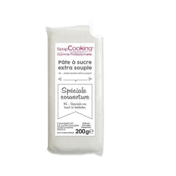 PATE A SUCRE DE COUVERTURE BLANCHE 200 G - SCRAPCOOKING