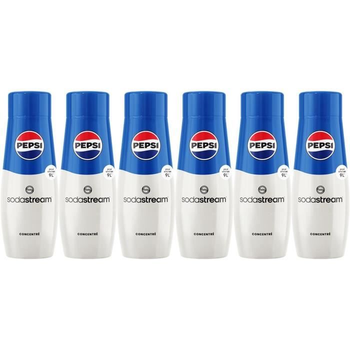 SODASTREAM 3009989 - Lot de 6 Concentrés PEPSI