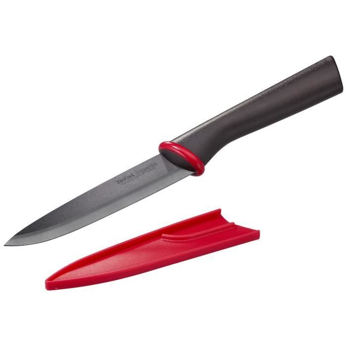 TEFAL INGENIO Couteau + Etui 13cm céramique noire K1520514