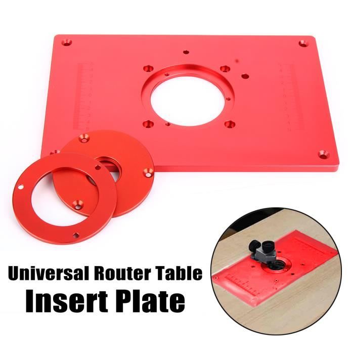 TEMPSA Universel Routeur Table insertion insérer plaque Pour Menuiserie Gravure Machine