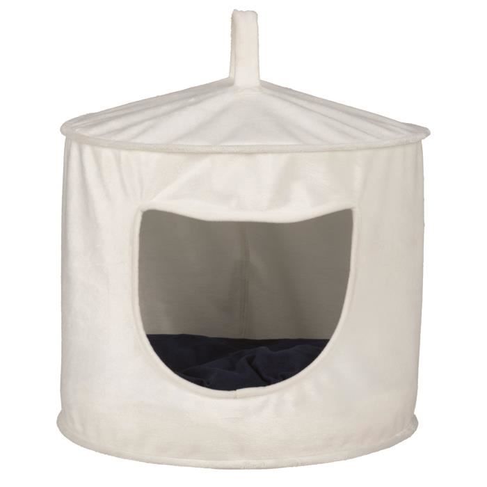 TRIXIE Abri douillet Vanda à suspendre - Ø38x32cm - Crème - Pour chat