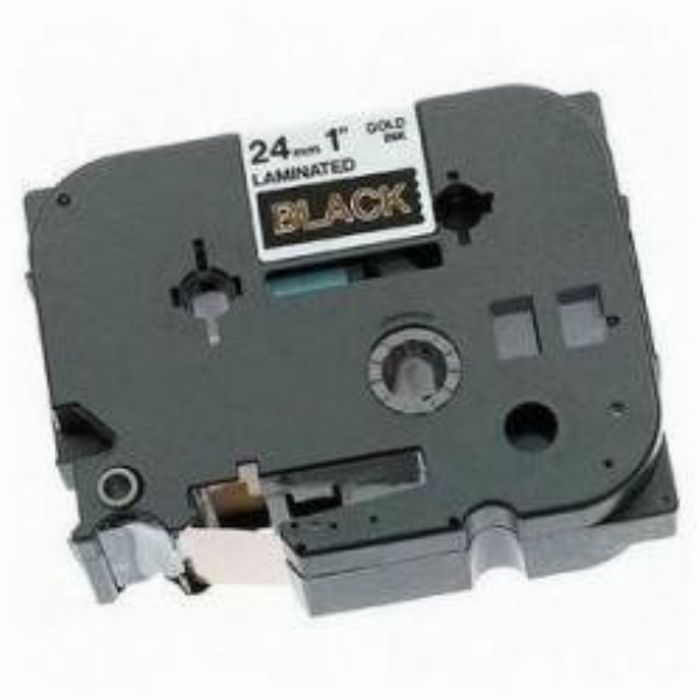 Ruban laminé Brother TZ 354 Or sur 24 cm Thermique directe