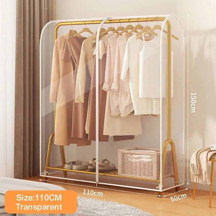 QMZDXH Housse Portant Vetement, Housse Anti-poussière Transparente Pour