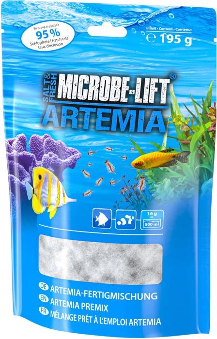 Meilleurs prix pour Aliment pellicule - Microbe-lift - ARTEMIA - 95% taux déclosion - Pour poissons et coraux - 195g