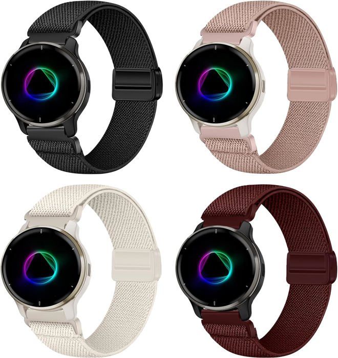 Cinturino In Silicone BoLuo 20mm Per Orologi Garmin Venu 2 Plus, Forerunner 245, E Molti Altri Modelli - 2