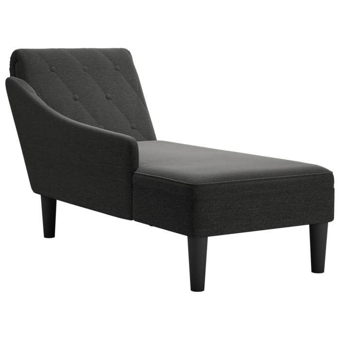 VidaXL Chaise Longue Canapé 2 Places Crème - Tissu Polyester & Mousse - 141x55,5 Cm - Pour Salon Chambre - 7