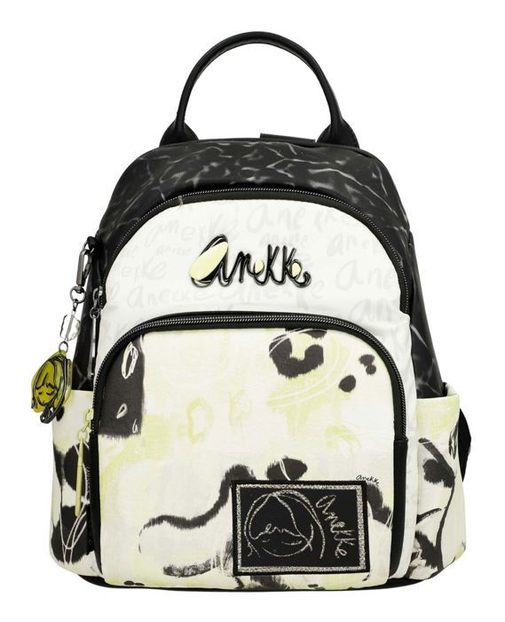 Sac à Dos Anekke Alma – Multicolore Motif Marron, Loisirs Fille/femme