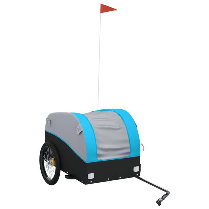 Meilleures Remorque pour vélo noir et bleu 45 kg fer SSDC4699516
