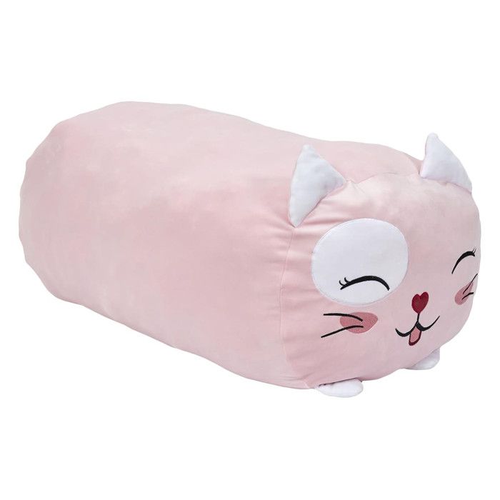 Coussin en peluche à nœud doux • Moment Cocooning