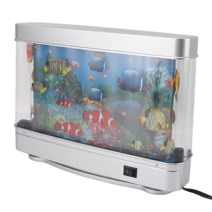 Shipenophy Fausse lampe décorative daquarium Lampe LED artificielle décorative pour Aquarium petite lampe bateau interieur
