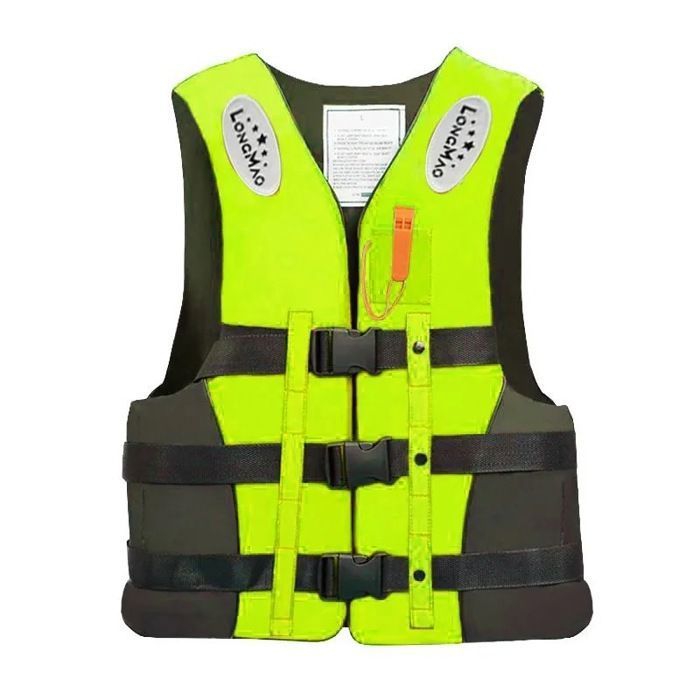 Gilet de sauvetage - AOP - natation nautique Kayak Bateau Voile Veste de sauvetage Sécurité Aide de natation enfant adulte vert