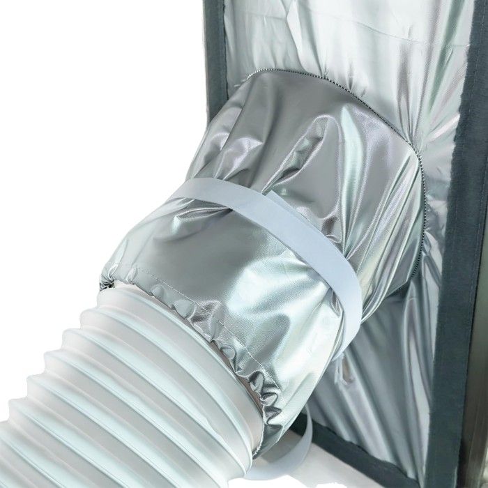 Kit détanchéité pour Climatisation Portable en Tissu Oxford Réflecteur de Chaleur Argenté Anti-Rayures et Animaux 25x180cm