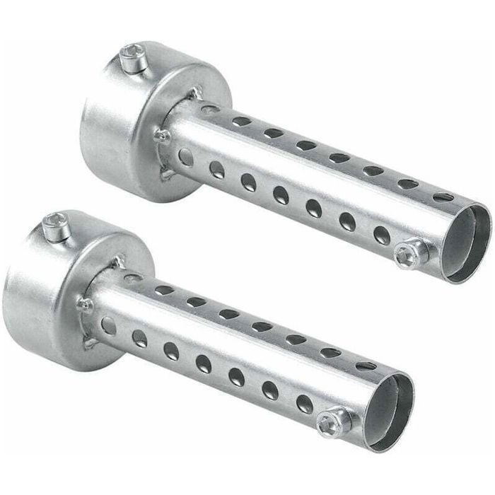 Lot de 2 DB Killer pour échappement moto 34-60 mm - Chicane silencieuse - Réducteur de bruit