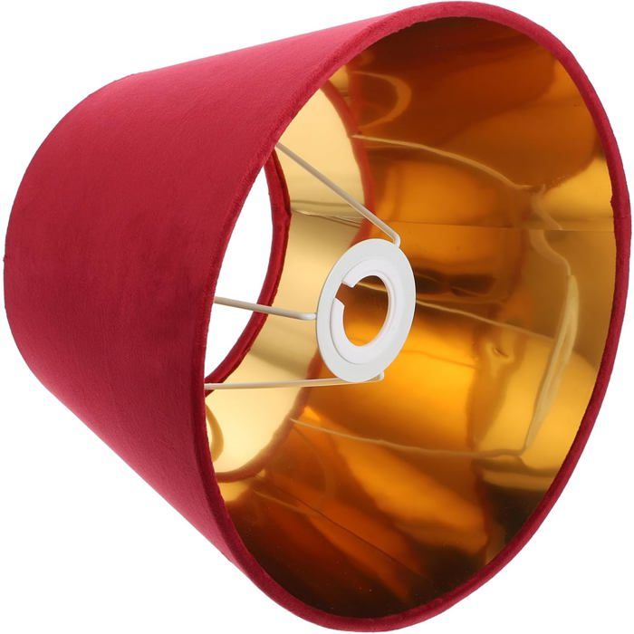 Abat-Jour En Tissu Rouge Léger Et Décoratif Compatible E27 Facile À Installer Pour Lampe De Sol Ou Murale Chambre Ou Maison[IN145]
