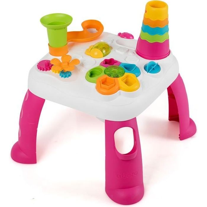 Costway Table D Activite Pour Bebes Multicolore 2 En 1 Centre D Activites Avec Lumiere Son Fonctions Musicalepour Bebes 19 Mois Cdiscount Pret A Porter