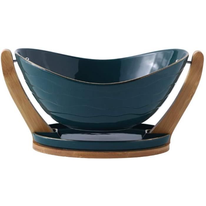 Corbeille à Fruits Créative Cabilock - Blanc, Fer, Design élégant, Dimensions 27,2x27,2x14 Cm, Multifonction