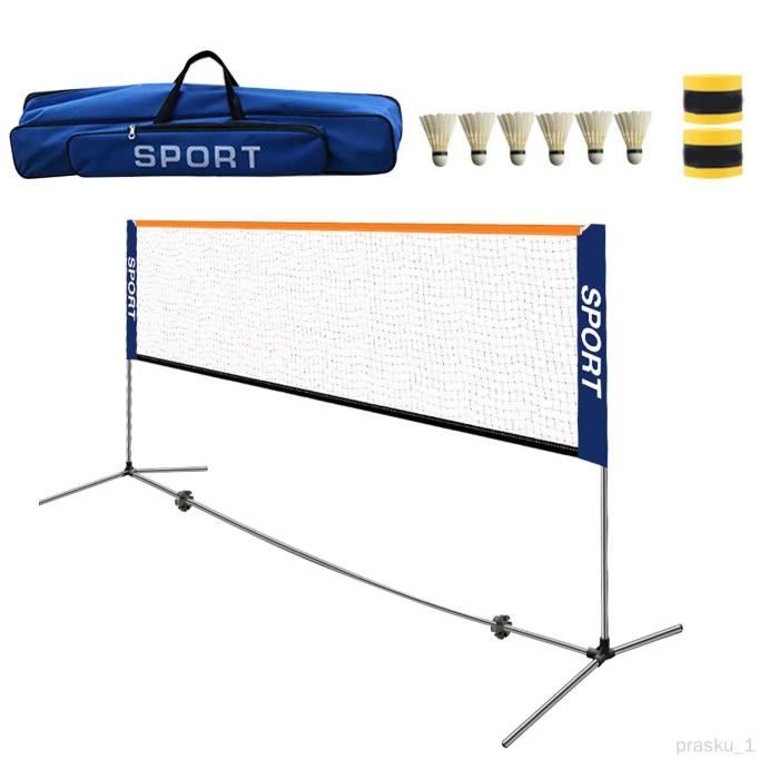 FBSPORT Filet De Badminton Portable Autoportant - Ensemble Avec Base Pour Badminton, Volley Et Tennis Intérieur Extérieur