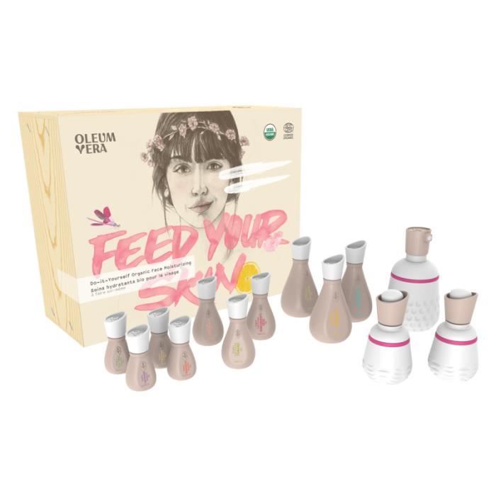 Coffret De Soins Hydratants Bio Pour Le Visage Oleum Vera A Faire Soi Meme Achat Vente Huile Essentielle Coffret De Soins Hydratants Cdiscount