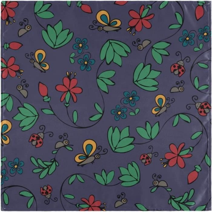 Serviette 30x60 PF1.4 COLEOPTERES HIBISCUS
