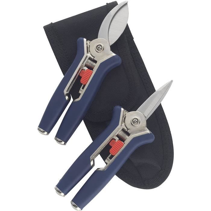 Sécateur Mini à Engrenages Spear & Jackson - Coupe Bypass, Lames S50C, 17,5 Pouces (450 Mm), Pour Branches Jusqu'à 32 Mm