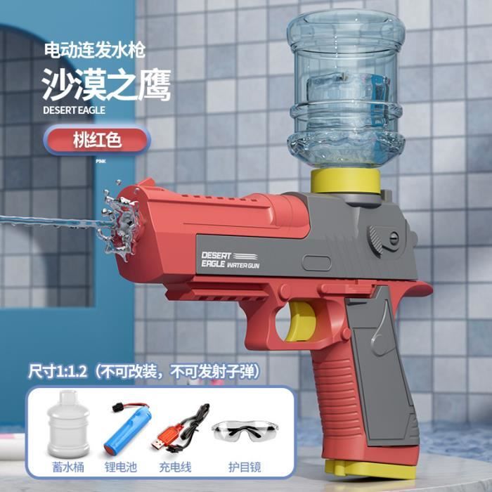 ZVD Pistolet à Eau électrique 2026, tir Automatique Haute Vitesse, LED Clignotante, réservoir 400 ML, Longue portée, Jouet d'Eau pour Piscine, Plage et batailles d'Eau pour Enfants et Adultes (Bleu ZVD Pistolet à Eau électrique 2026, tir Automatique Haute Vitesse, LED Clignotante, réservoir 400 ML, Longue portée, Jouet d'Eau pour Piscine, Plage et batailles d'Eau pour Enfants et Adultes (Bleu