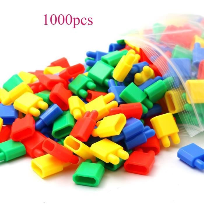 1000 pièces zi danJouet de construction éducatif en vrac pour enfant