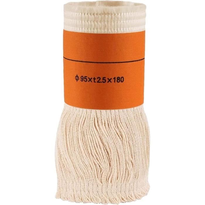 Lot De 4 Mèches Pour Poêle à Pétrole - Taille : 85x2.5x185 Mm - Fibre De Verre Et Coton