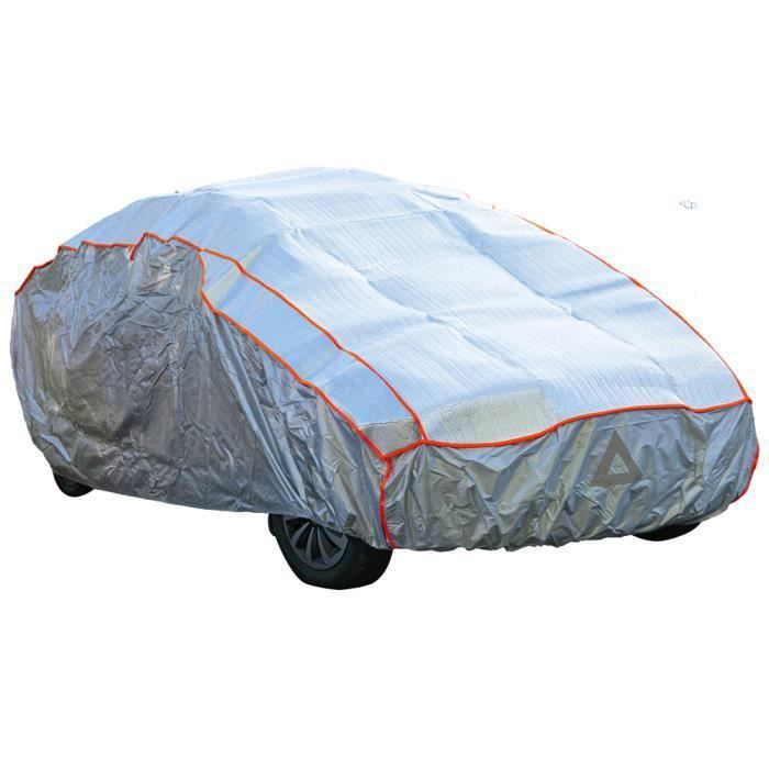 Bâche de voiture anti-grêle avec doublure en coton - 535x178x119cm - XL