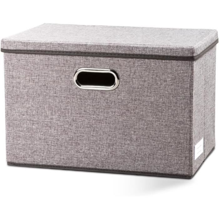 Panier De Rangement En Bambou Tissé Main Avec Couvercle - 17.5x17.5x11 Cm - Déco Salon Bureau - Multifonction
