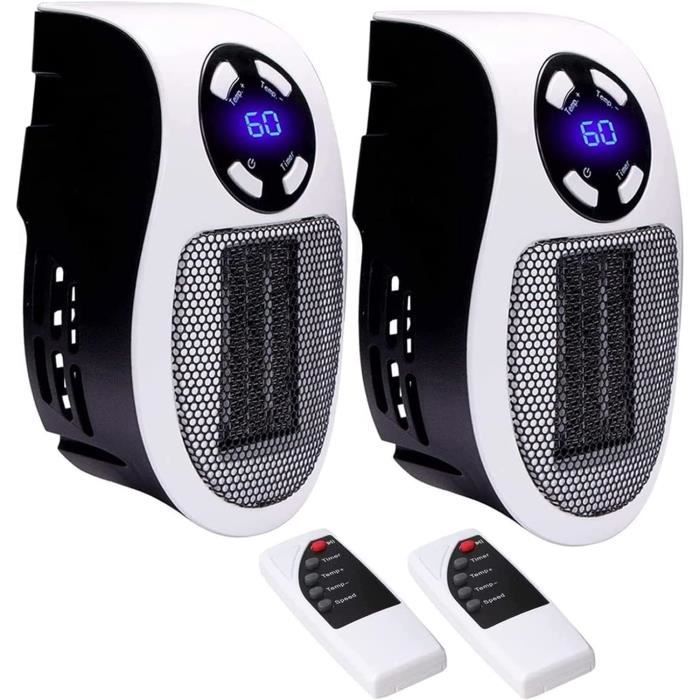Blanc 500W mini Chauffage d'Appoint/Soufflant Ceramique, Radiateur Soufflant Silencieux, Chauffage Electrique Economique, de Salle de Bain,Chambre | Leroy Merlin