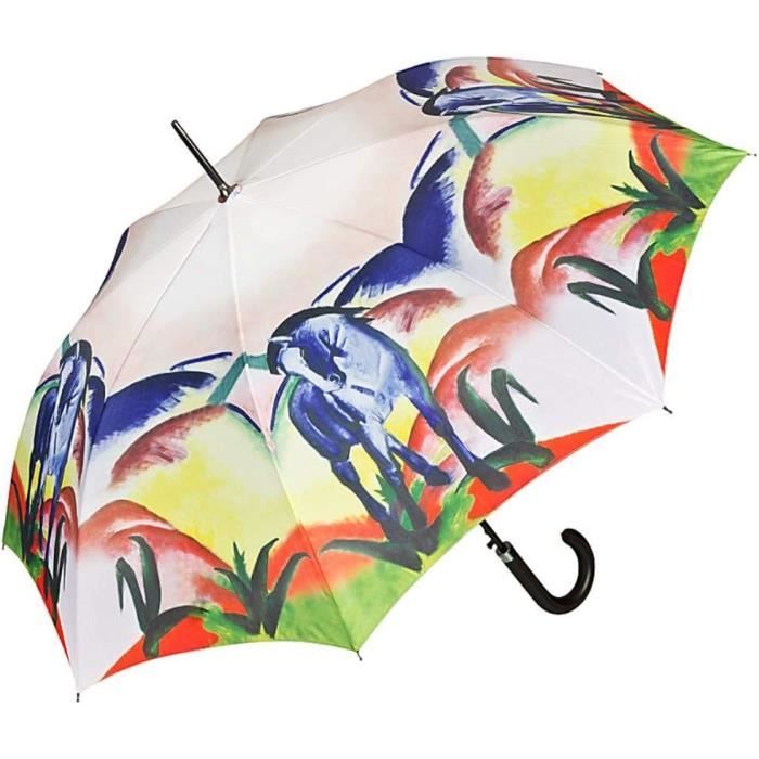Parapluie Canne Grand Tournesol VON LILIENFELD - Ouverture Automatique Résistant Au Vent