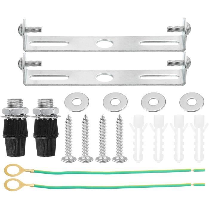 Lot De 4 Supports De Plafonnier Uxcell - Dimensions 75x18x16 Mm, Pour éclairage Bureau, Neuf