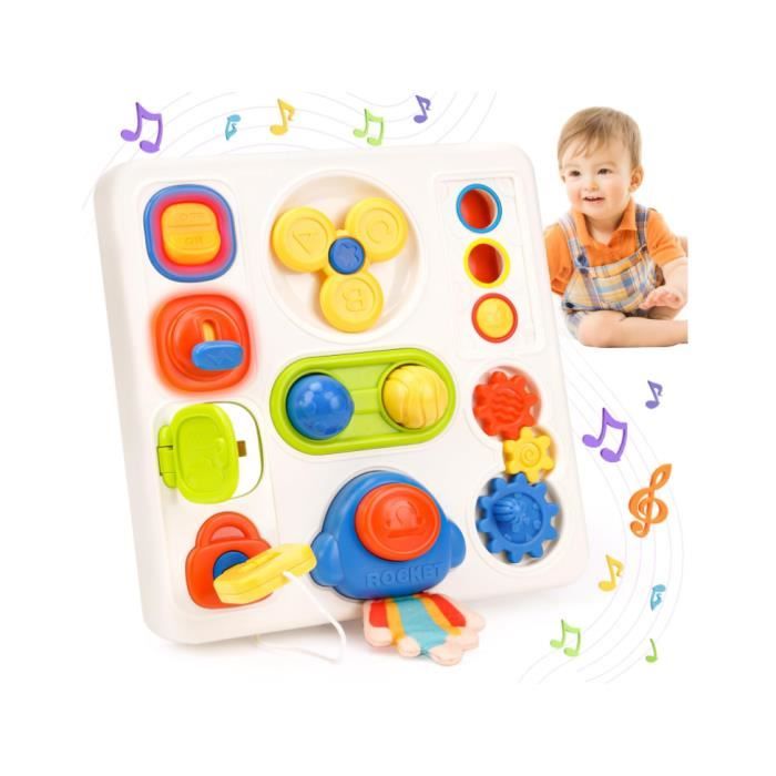 Tableau dactivités Busy Board 1 2 Ans Enfant - Motricité Bébé - Jeux Educatif - Mixte
