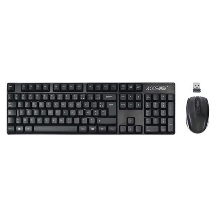 Ensemble Clavier et Souris Accsup CS05 FR V2 – Connectivité Sans Fil, AZERTY - vue 3