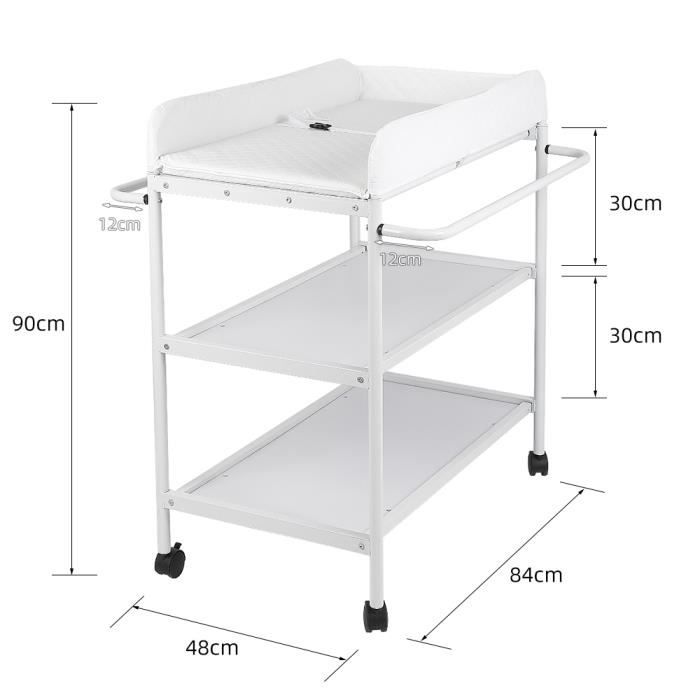 Table à Langer - Table Multifonctionnel Bébé Blanc - Cdiscount Prêt-à-Porter