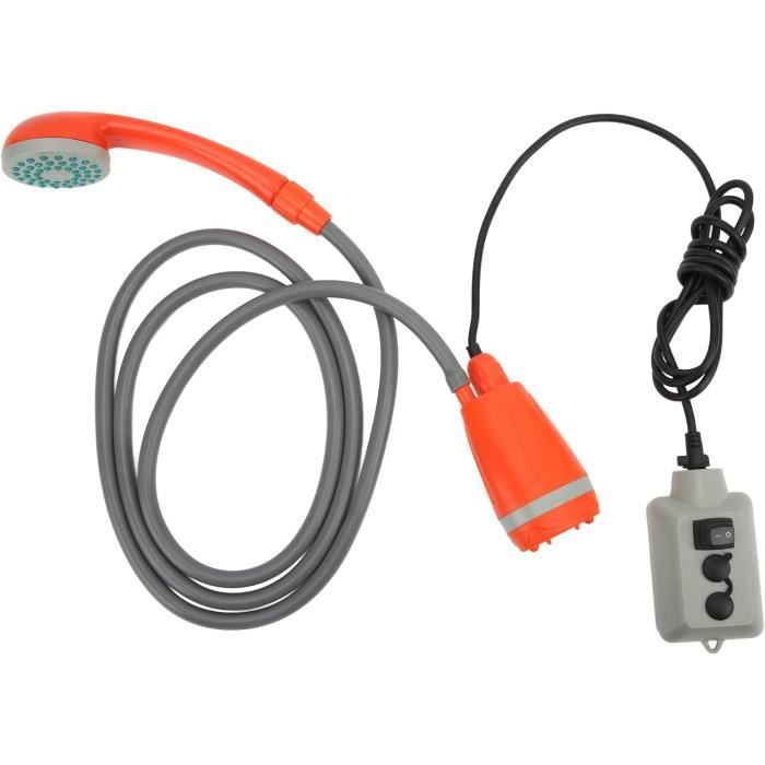 Gadget Randonnée étanche Douche Portable électrique Wrooker - 5000 MAh - Étanche - Randonnée Et Voyage Douche Camping Rechargeable 5000mAh