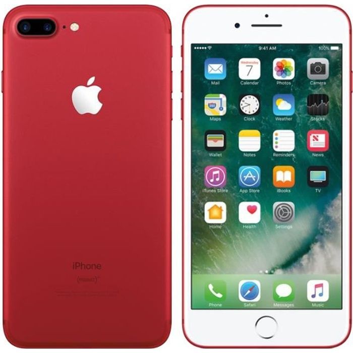apple iphone 7 plus 128 go rouge