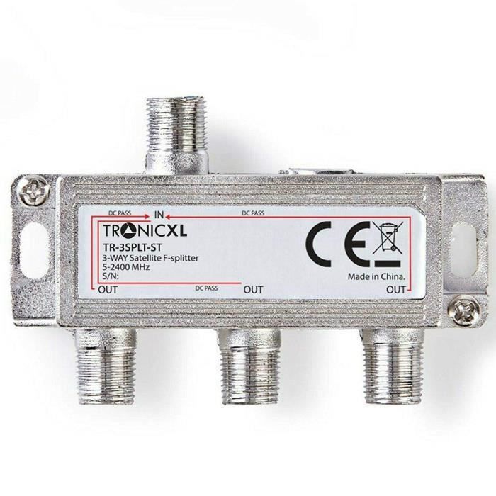 conector F HDTV conmutador de 8 vías DVBC DVBT Radio UKW Unicable 4K HDTV 8 TronicXL satélite blando Cable de antena digital de 8 vías para TV BK distribuidor de televisión HD 