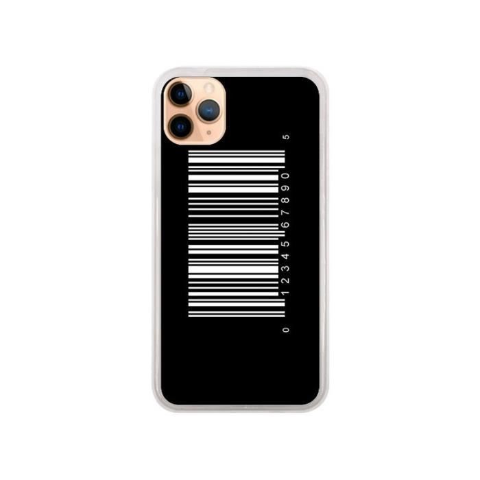 Coque Iphone 11 Pro Max Code Barres Blanc Laetitia 0000000